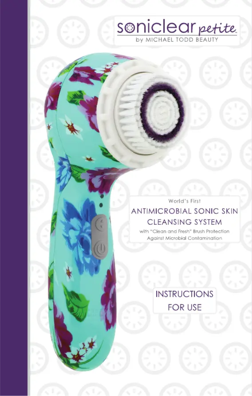 Página 1 del manual Manual de usuario Michael Todd Beauty Soniclear Petite