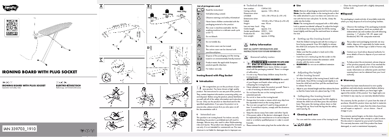 Página 1 del manual Manual de usuario AquaPur IAN 339703