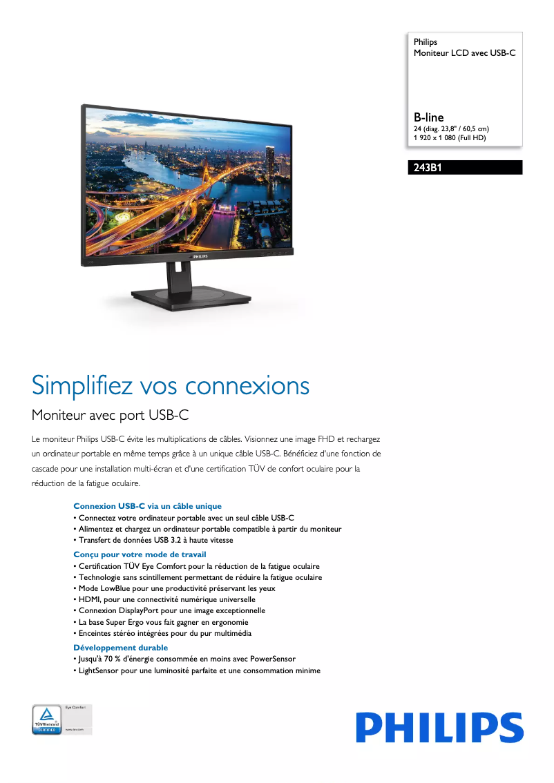 First page image of the manual for B Line 243B1