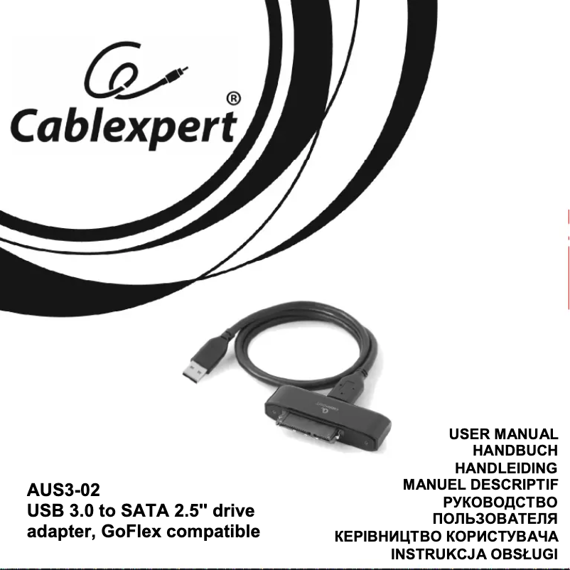 Imagen de la primera página del manual del dispositivo AUS3-02