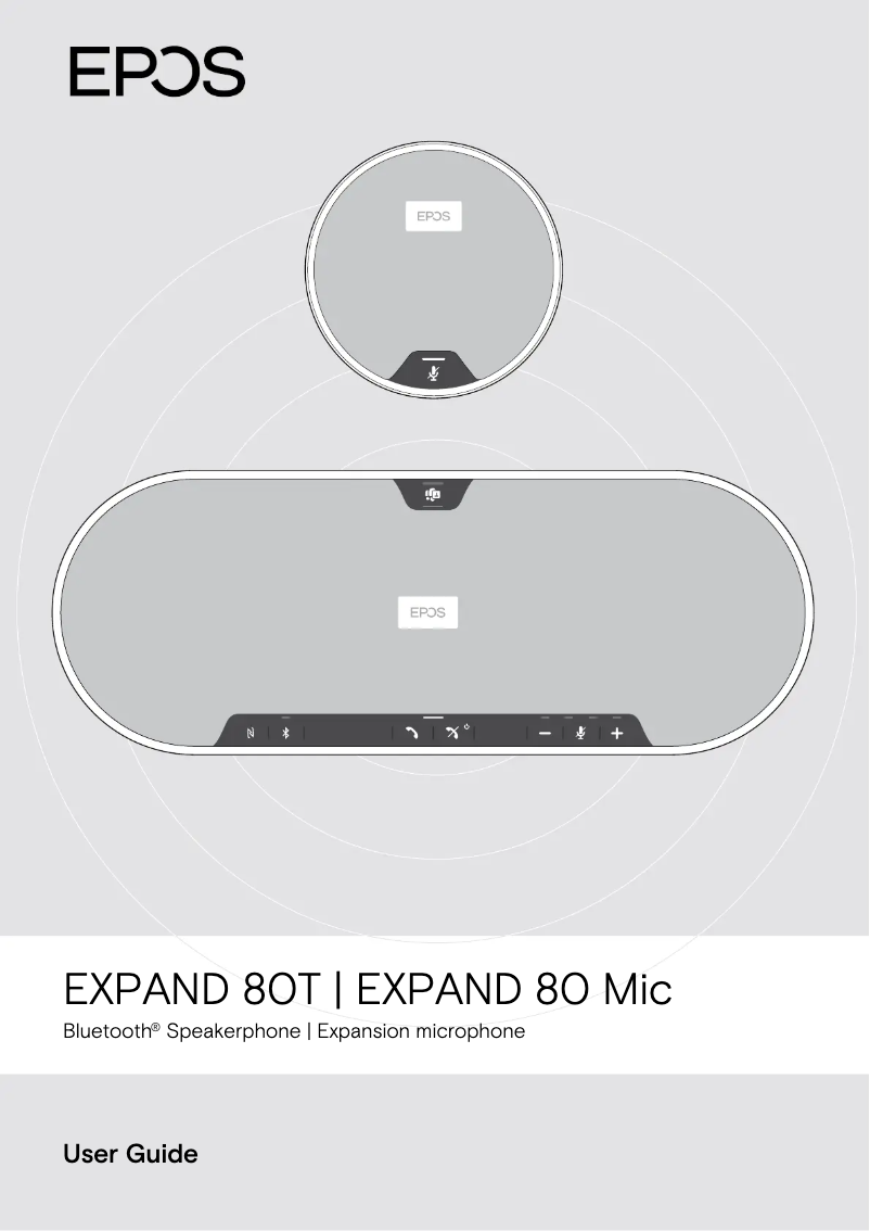 Page n°1 - Manuel utilisateur Sennheiser Expand 80T