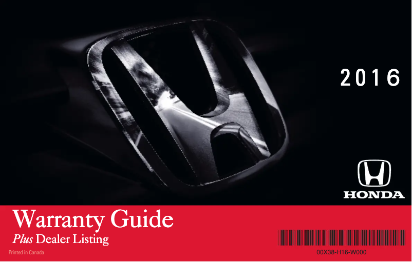 Page 1 de la notice Manuel d'utilisation et d'entretien Honda Accord (2016)