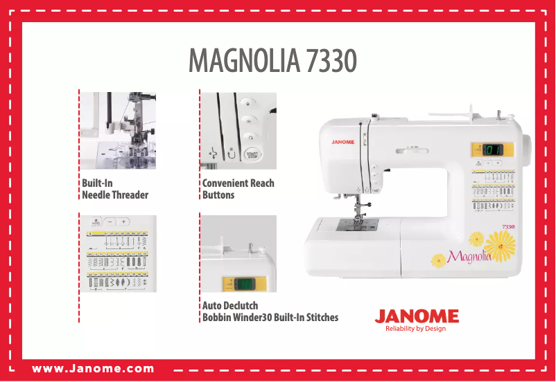 Image de la première page du manuel de l'appareil Magnolia 7330