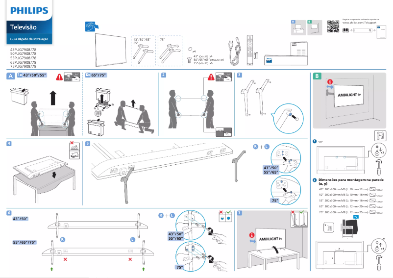 Página 1 del manual Manual de usuario Philips 50PUG7908