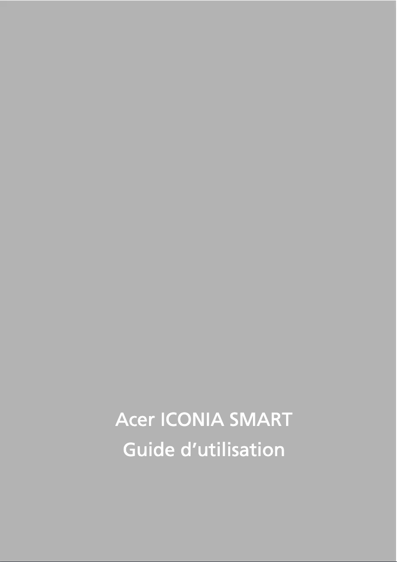 Imagen de la primera página del manual del dispositivo Iconia Smart S300