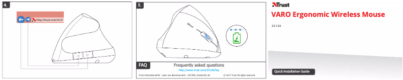 Page 1 de la notice Manuel utilisateur Trust 22126