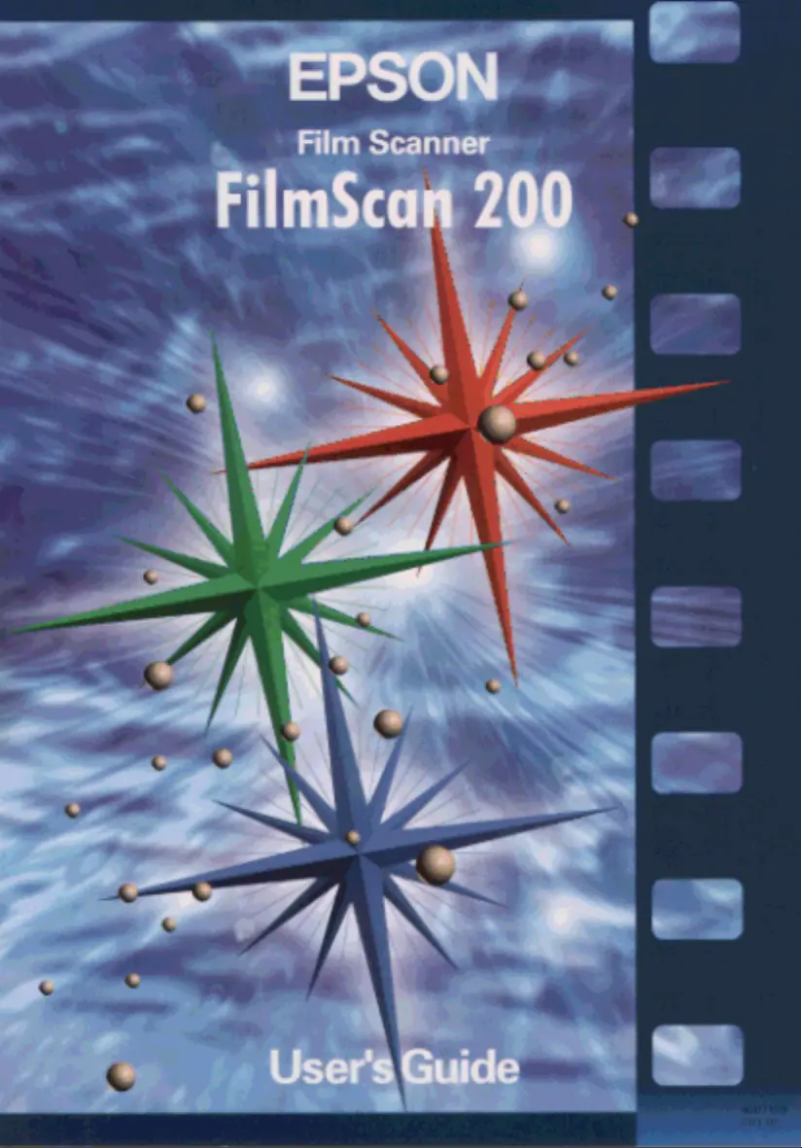 Image de la première page du manuel de l'appareil FilmScan 200