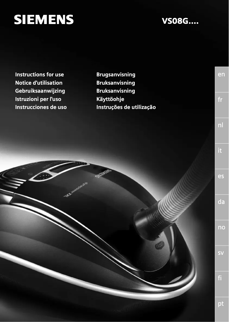Image de la première page du manuel de l'appareil VS08GP1266