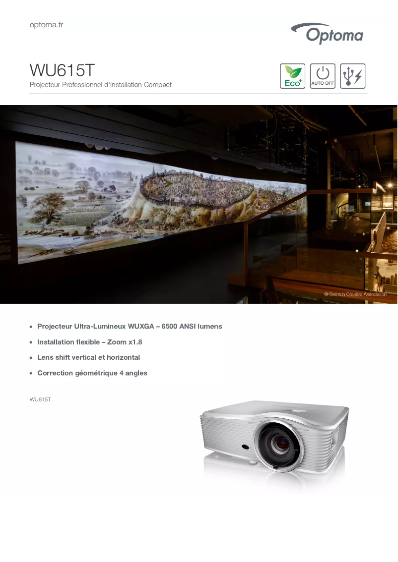 Image de la première page du manuel de l'appareil WU615T
