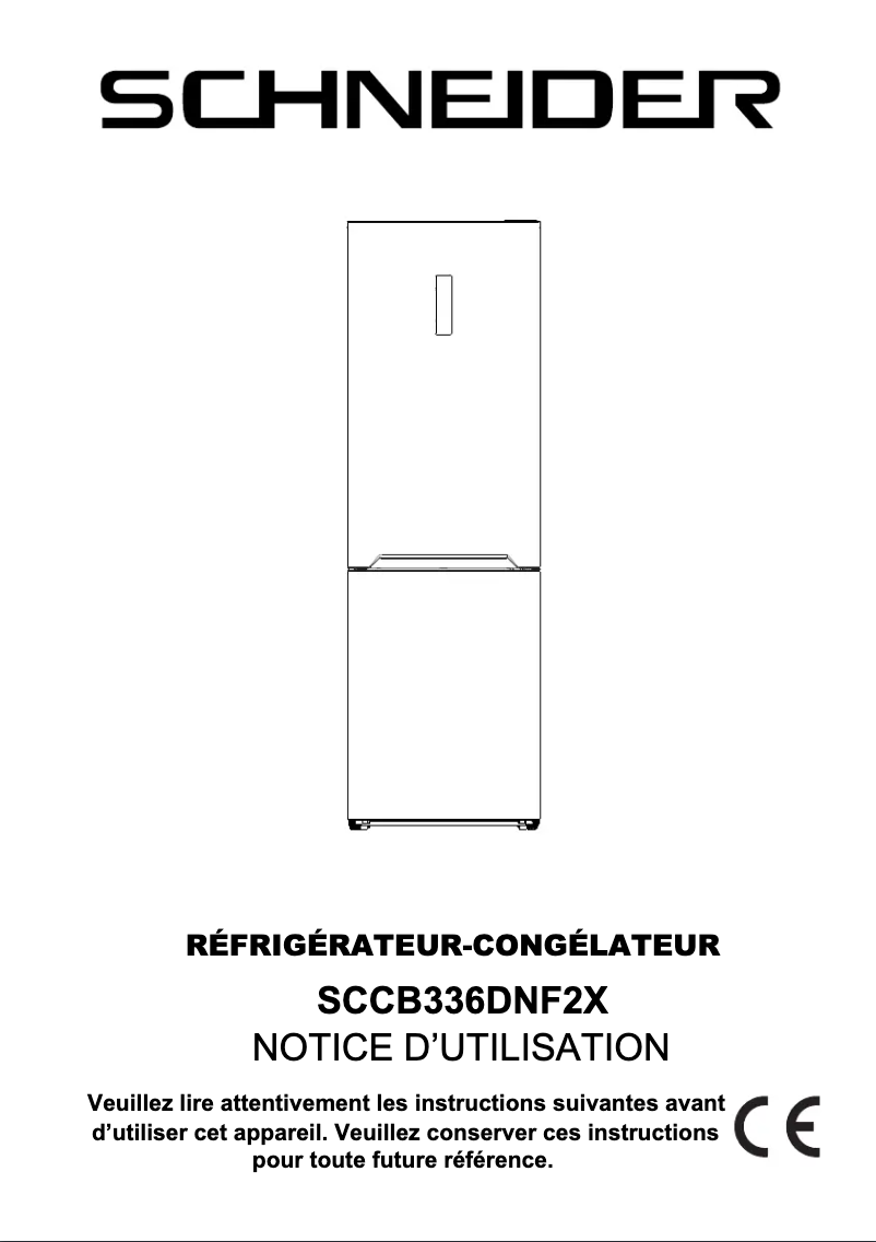 Image de la première page du manuel de l'appareil SCCB336DNF2X