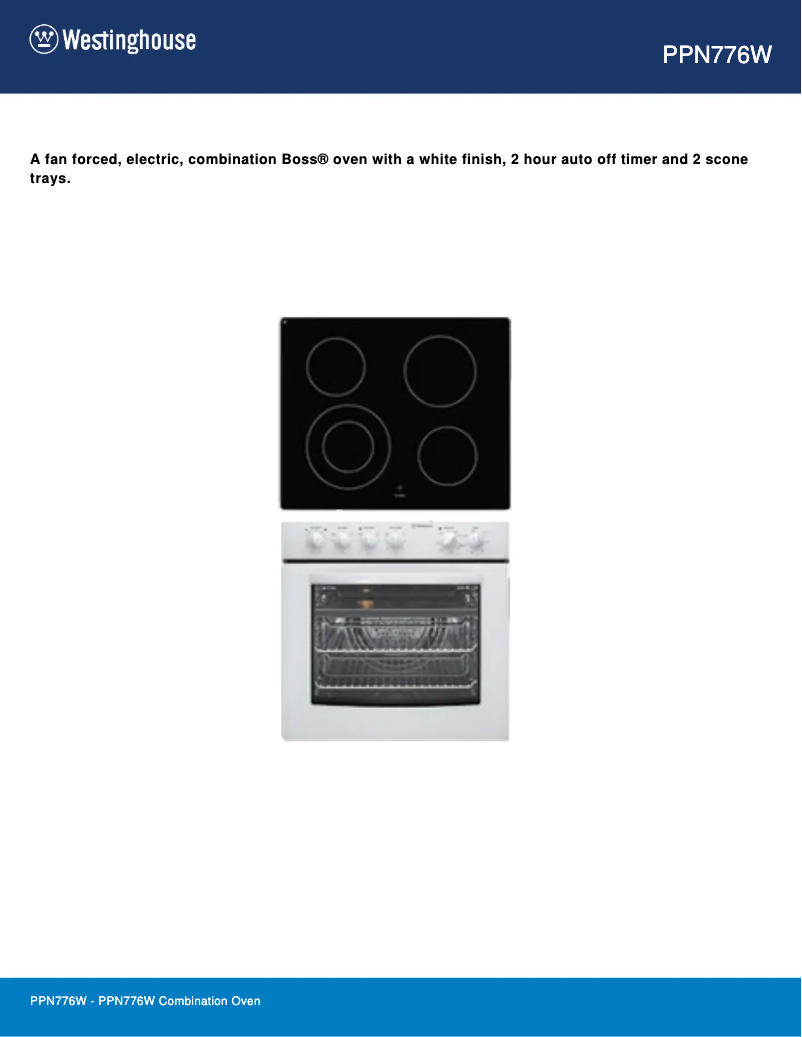 Image de la première page du manuel de l'appareil PPN776W