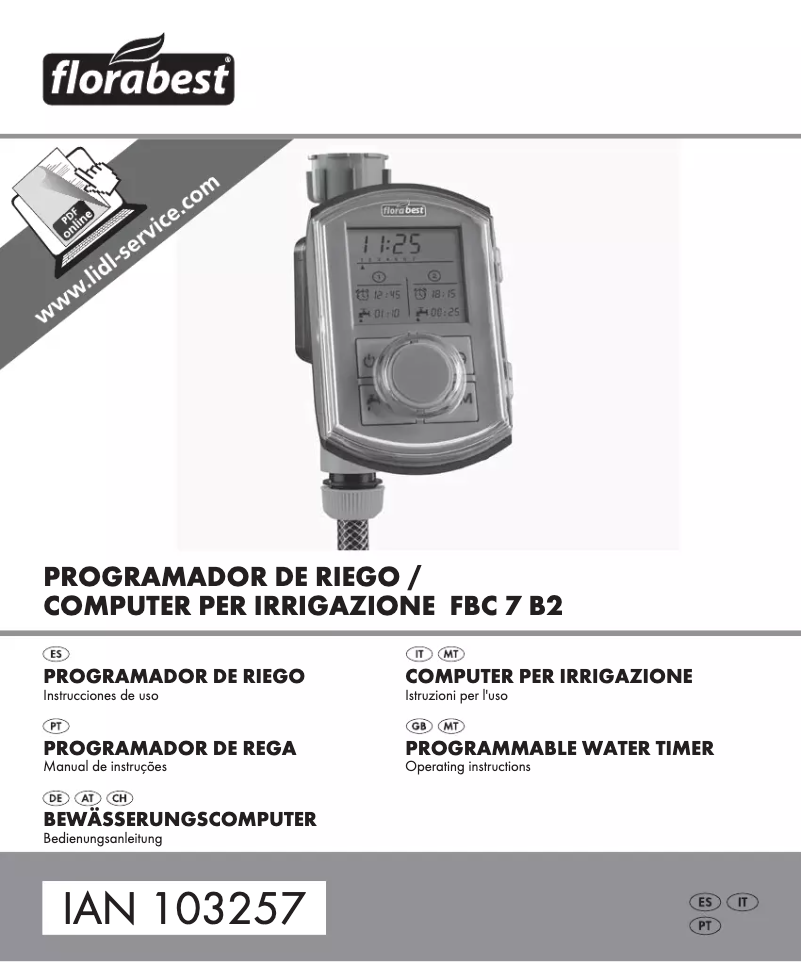 Image de la première page du manuel de l'appareil IAN 103257