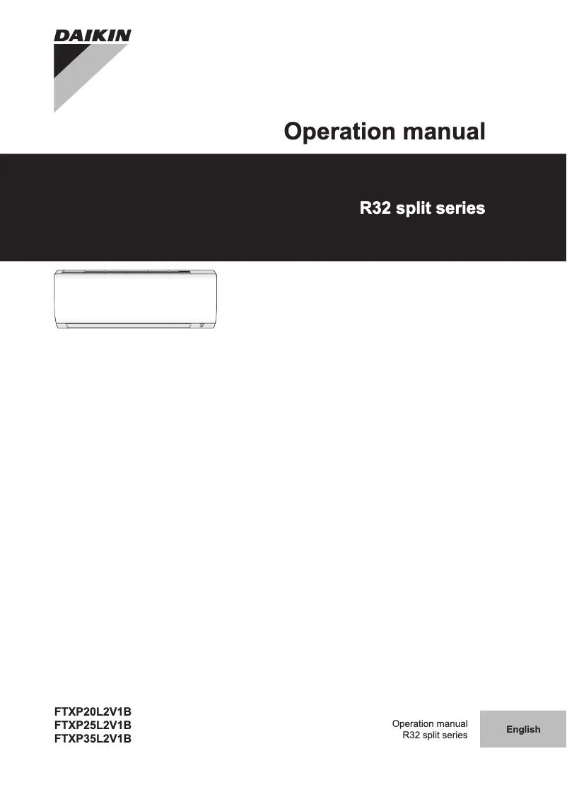 Imagen de la primera página del manual del dispositivo FTXP20L