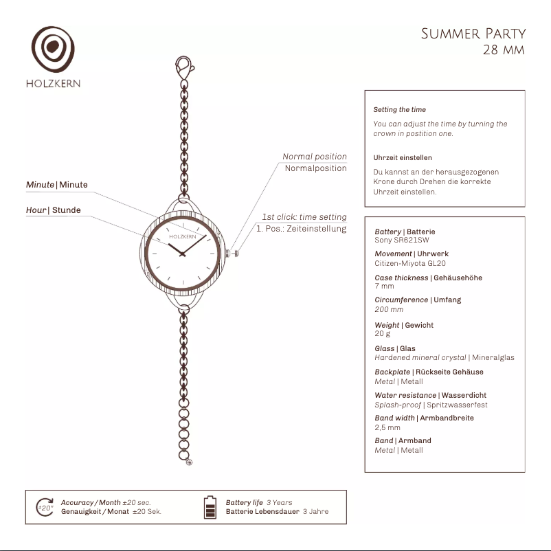 Image de la première page du manuel de l'appareil Feeling