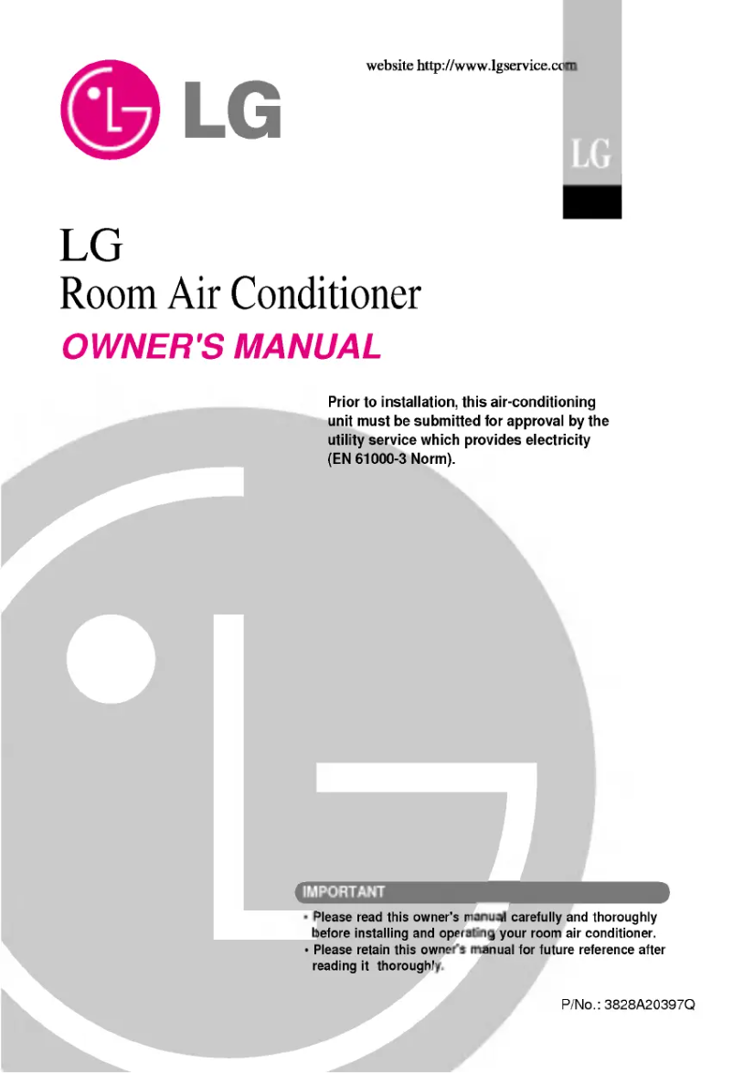 Page n°1 - Manuel utilisateur LG TS-C242KBA0