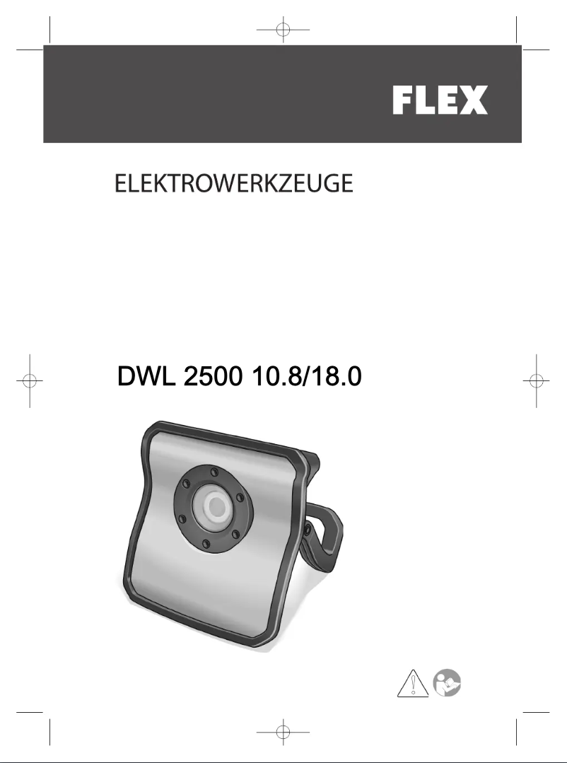 Page n°1 - Manuel utilisateur Flex DWL 2500 10.8