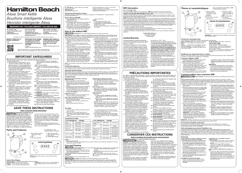 Image de la première page du manuel de l'appareil 41036