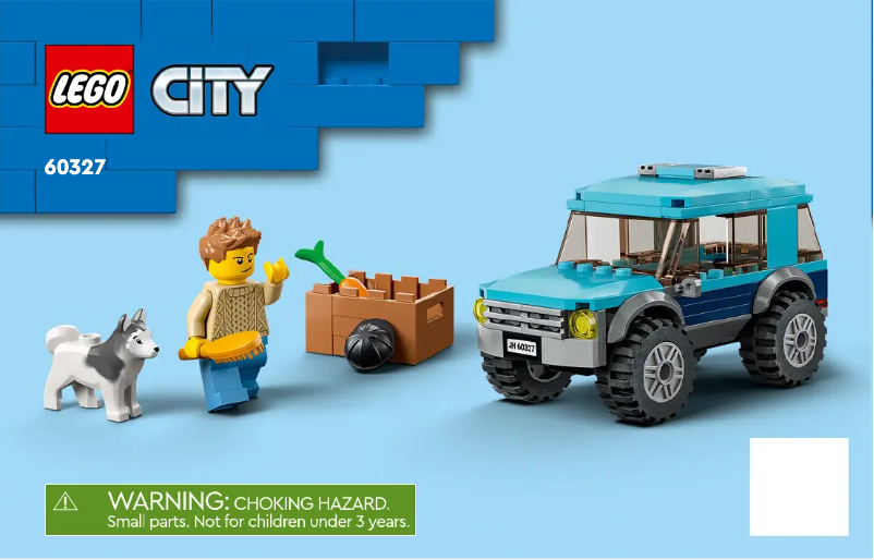 Page 1 de la notice Consignes visuelles Lego City 60327