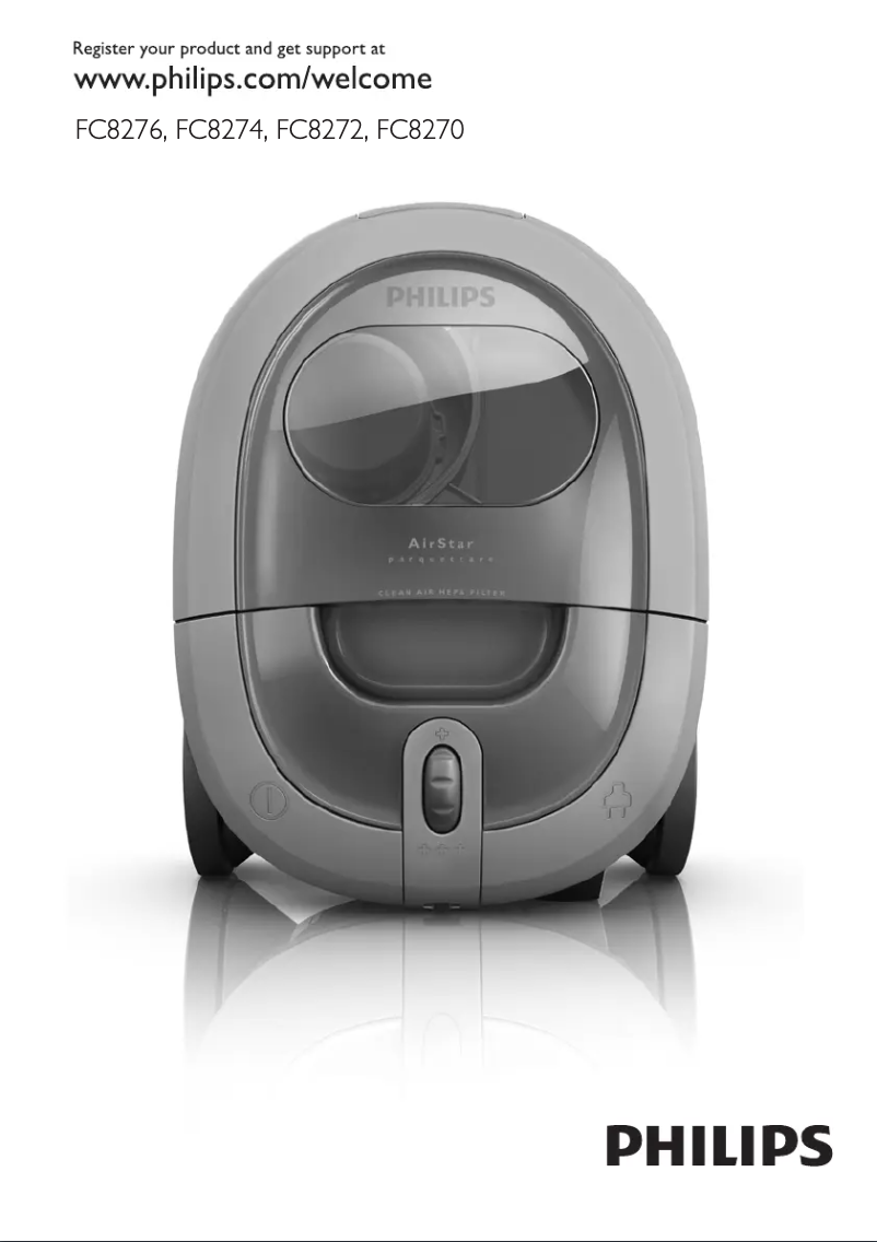 Page n°1 - Manuel utilisateur Philips AirStar FC8272
