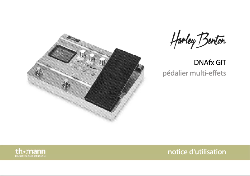 Image de la première page du manuel de l'appareil DNAfx GiT