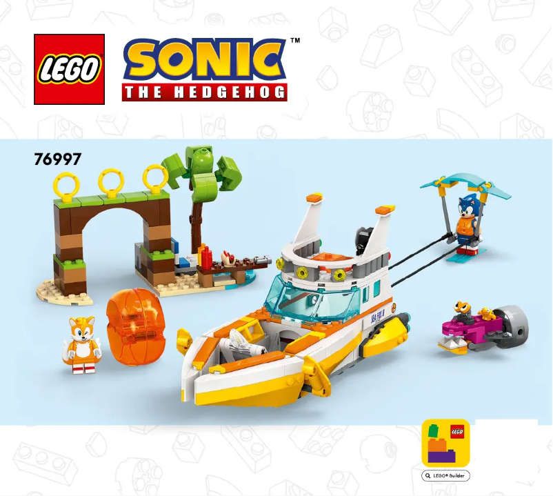 Page 1 de la notice Manuel utilisateur Lego Sonic the Hedgehog 76997
