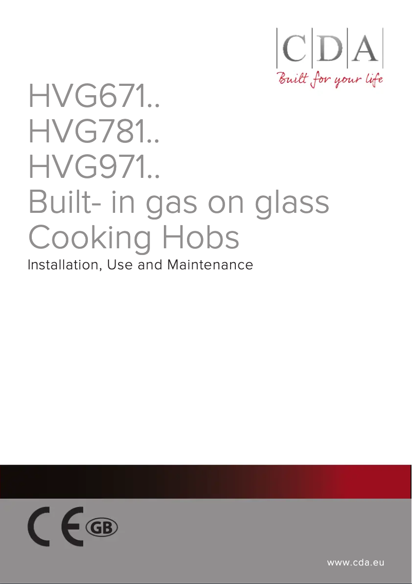 Page n°1 - Manuel utilisateur CDA HVG671BL