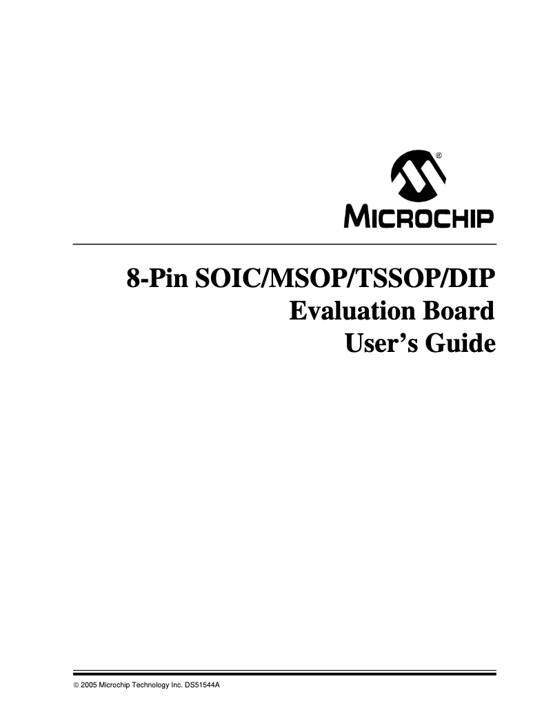 Page 1 de la notice Manuel utilisateur Microchip MCP6023