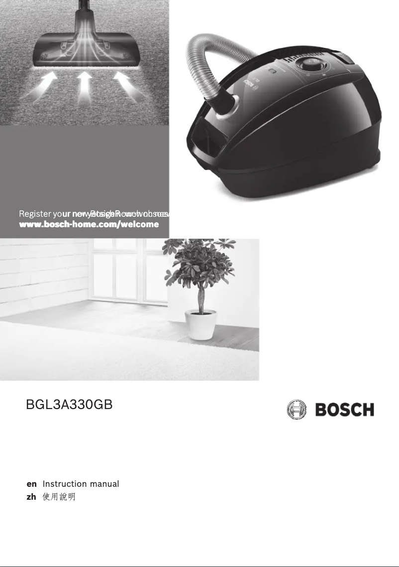 Page n°1 - Manuel utilisateur Bosch BGL3A330GB