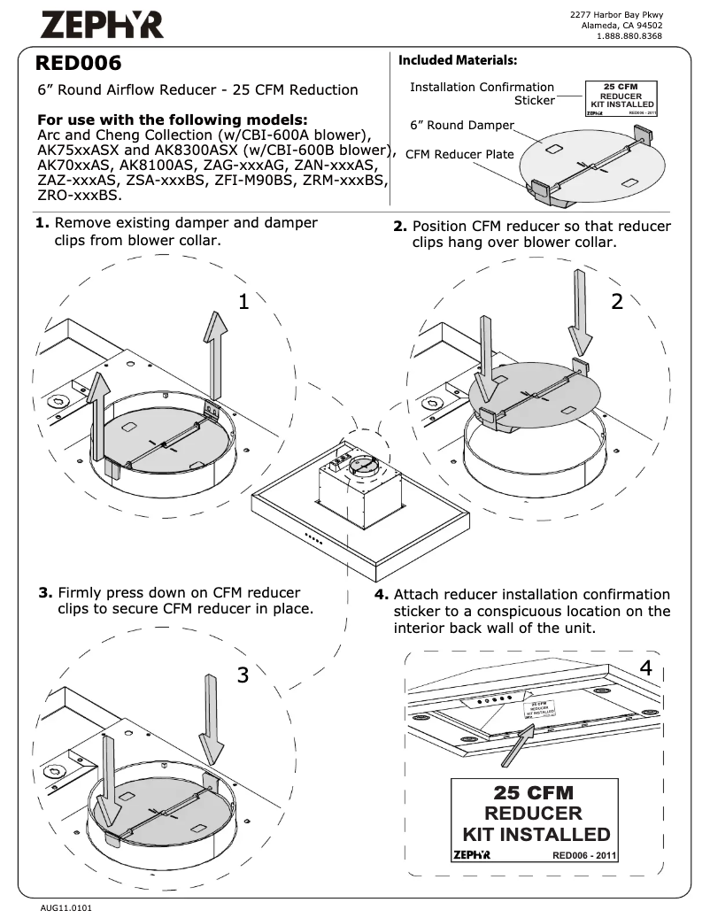 Page n°1 - Manuel utilisateur Zephyr Roma Groove ZRG-M90AS