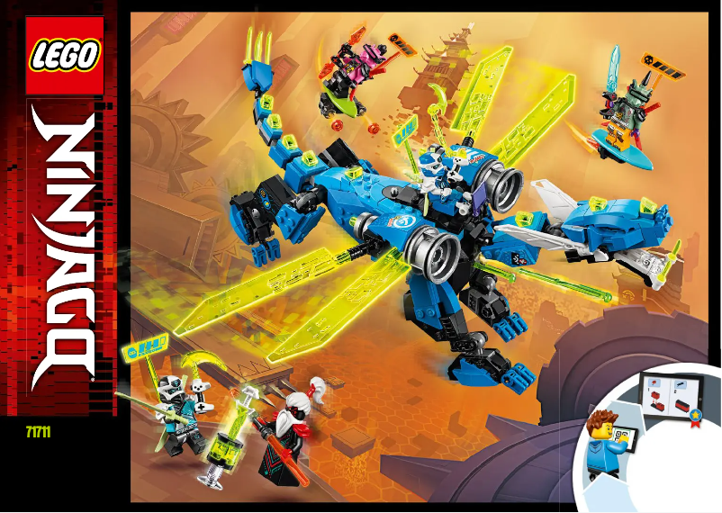 Image de la première page du manuel de l'appareil Ninjago 71711
