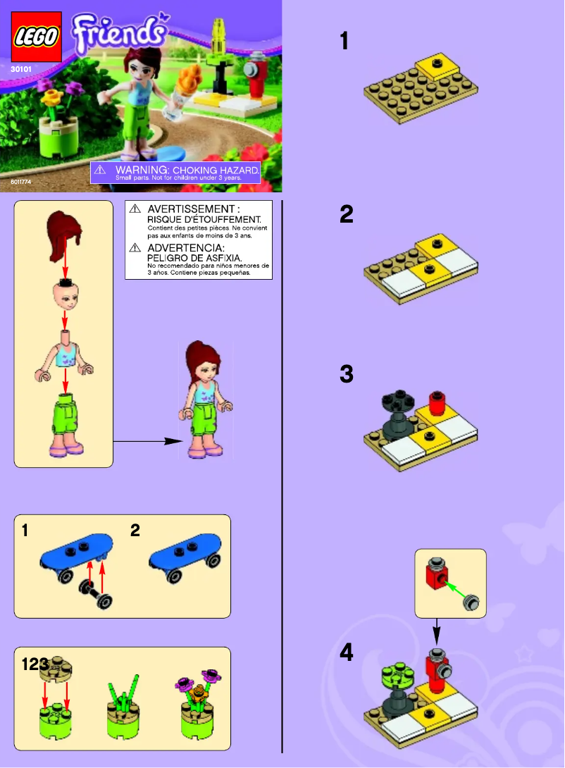 Page n°1 - Manuel utilisateur Lego 30101