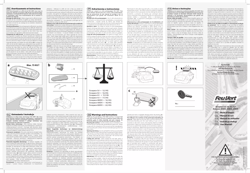 Image de la première page du manuel de l'appareil Ecospace 4.5