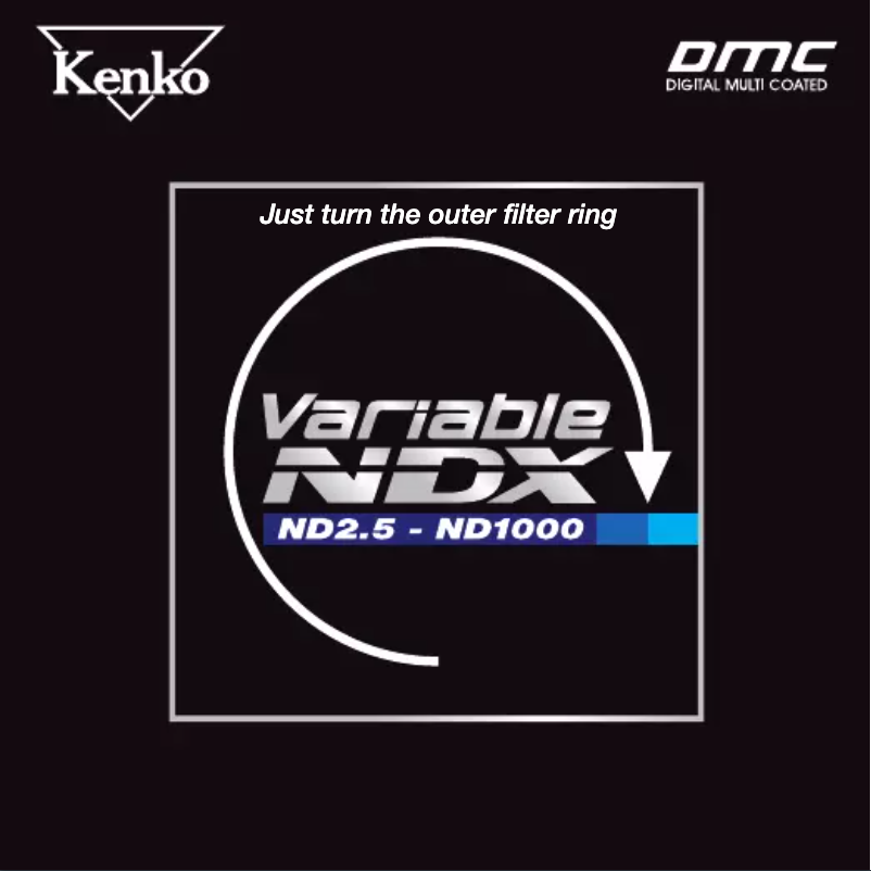 Page 1 de la notice Manuel utilisateur Kenko Variable NDX 77mm