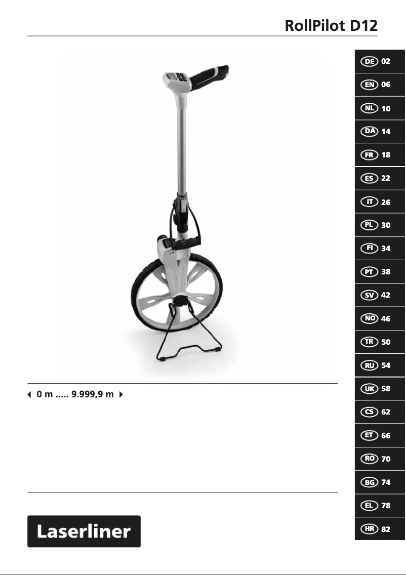 First page image of the manual for RollPilot D12