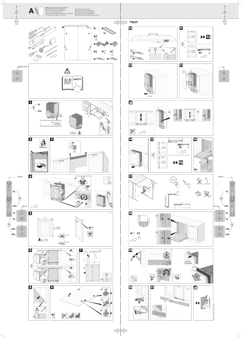 Page n°1 - Manuel utilisateur Asko DSD5444DA