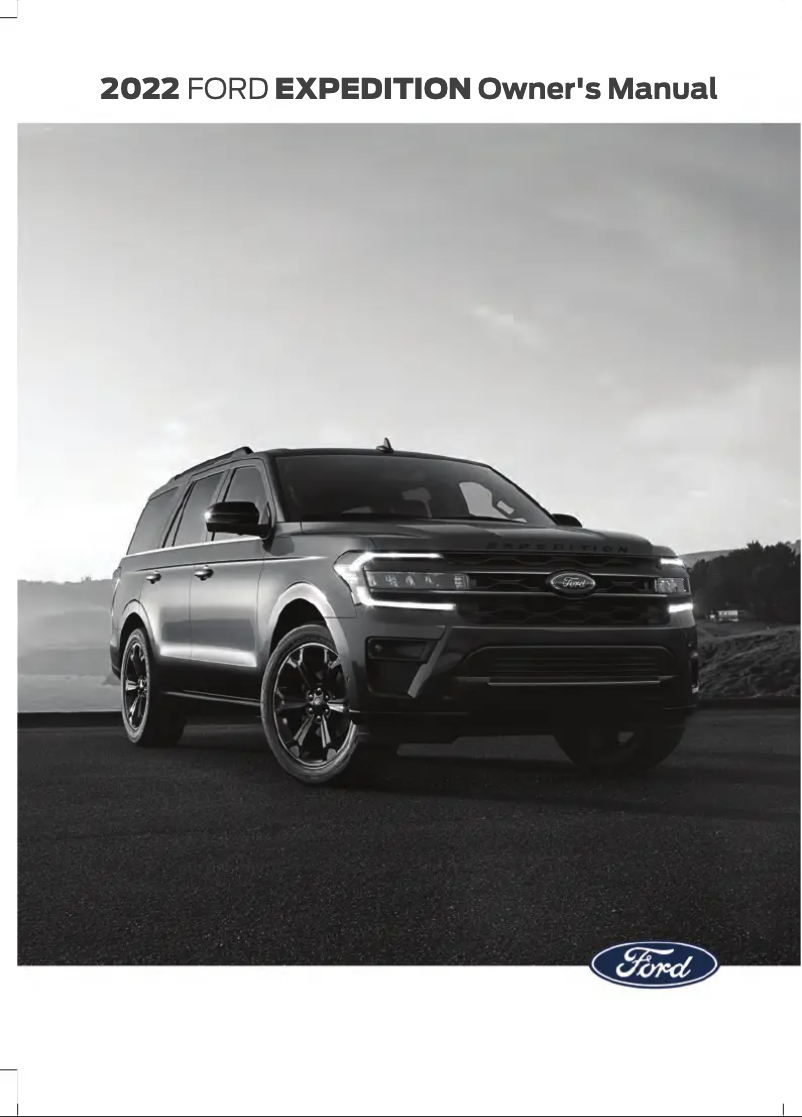 Page n°1 - Manuel utilisateur Ford Expedition (2022)