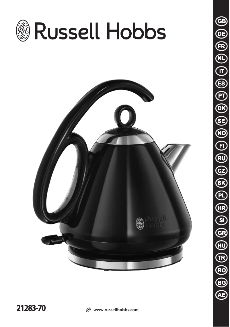 Page n°1 - Manuel utilisateur Russell Hobbs 21283-70