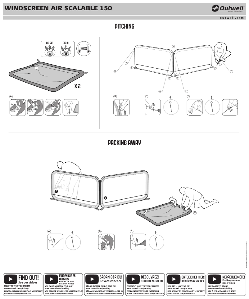 Image de la première page du manuel de l'appareil Windscreen Air Scalable 150