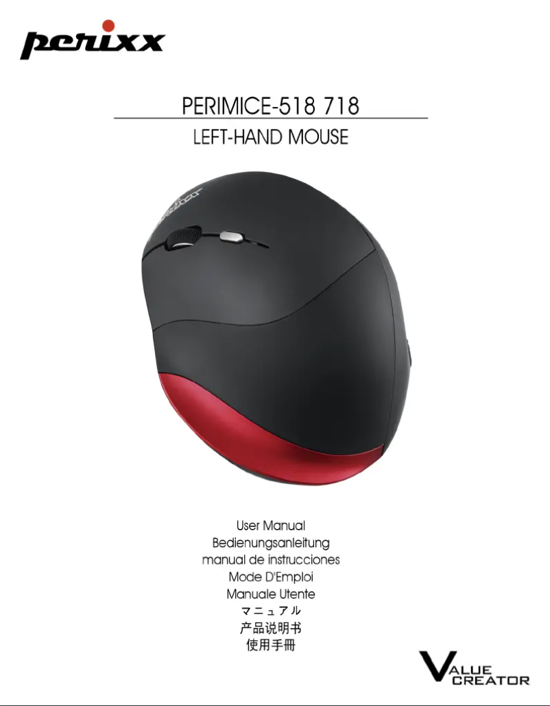 Page n°1 - Manuel utilisateur Perixx Perimice-718