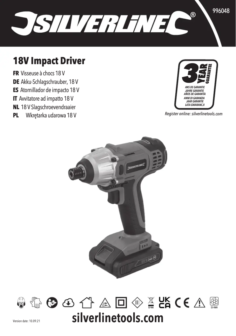 Image de la première page du manuel de l'appareil 996048