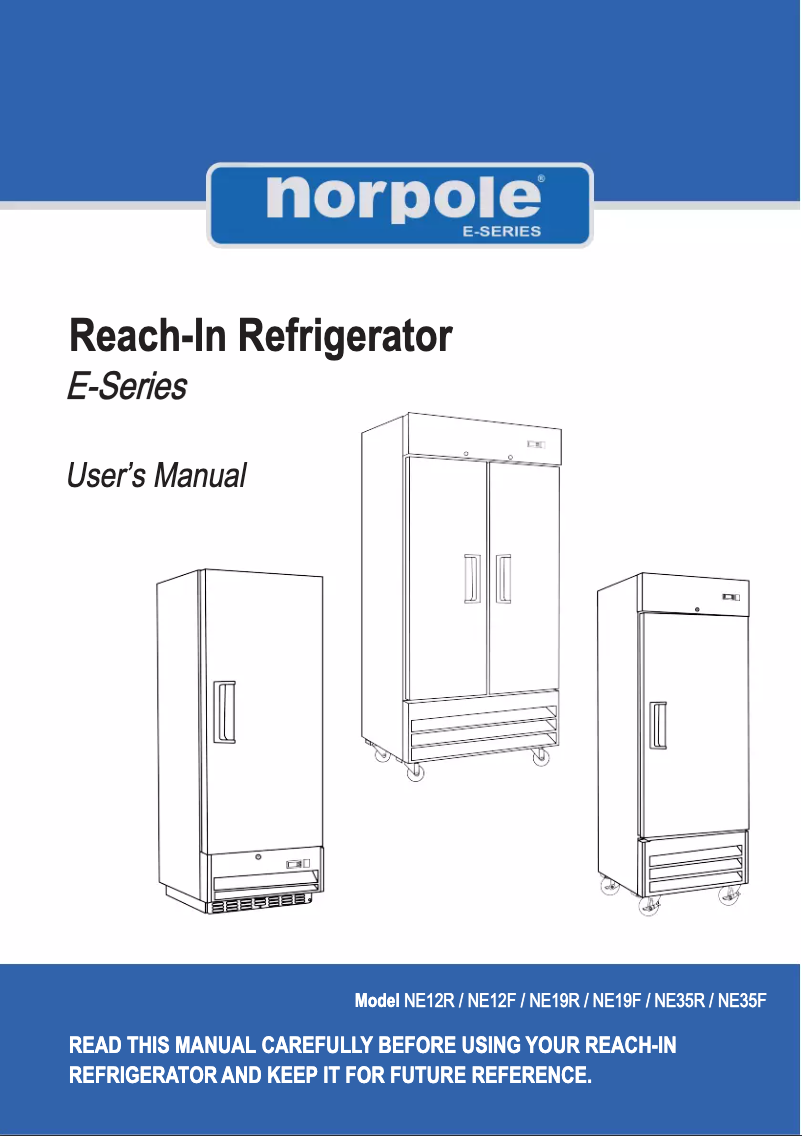 Image de la première page du manuel de l'appareil NE12R