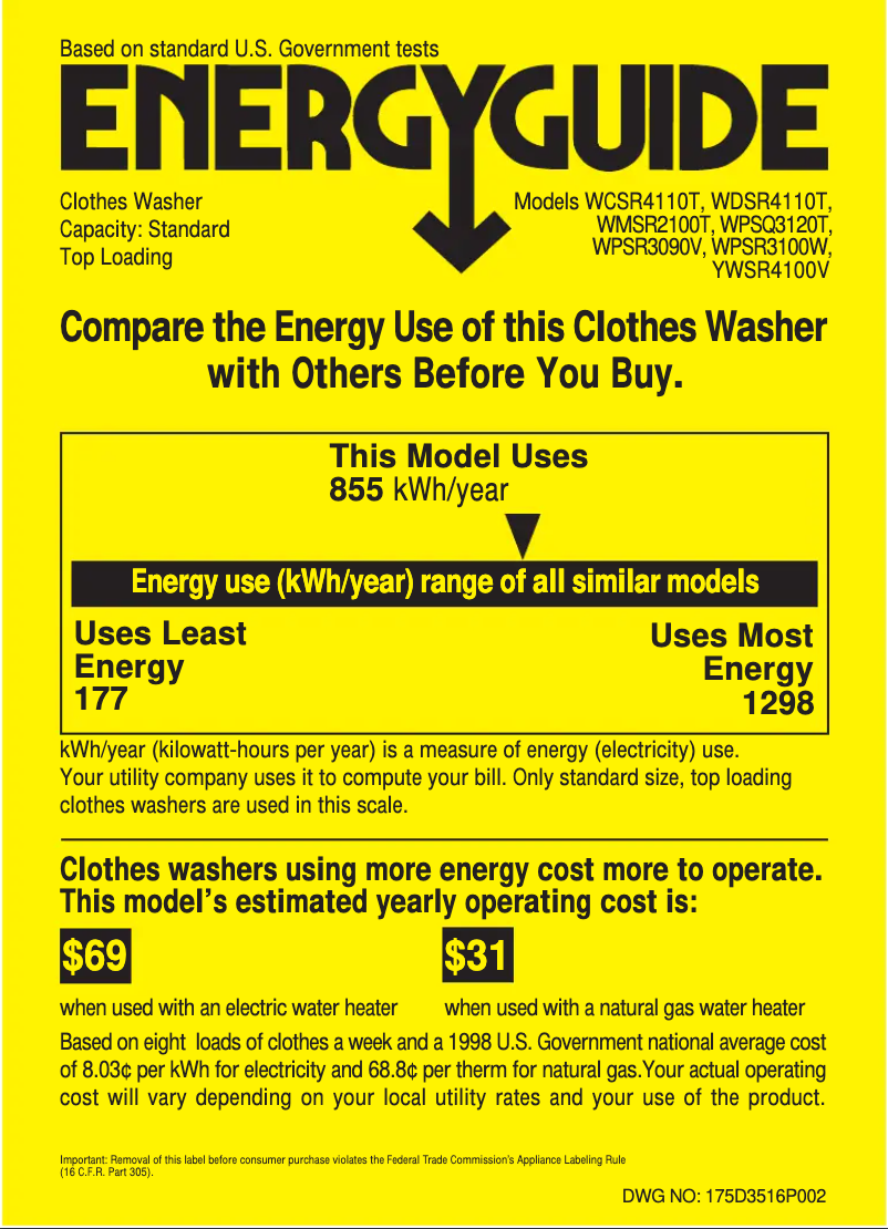 Image de la première page du manuel de l'appareil YWSR4100VAA