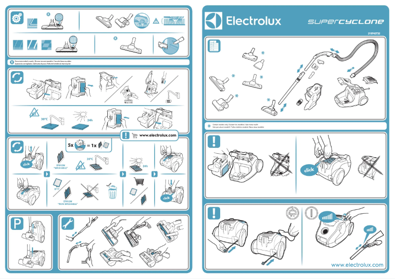 Página 1 del manual Manual de usuario Electrolux ESC61LR