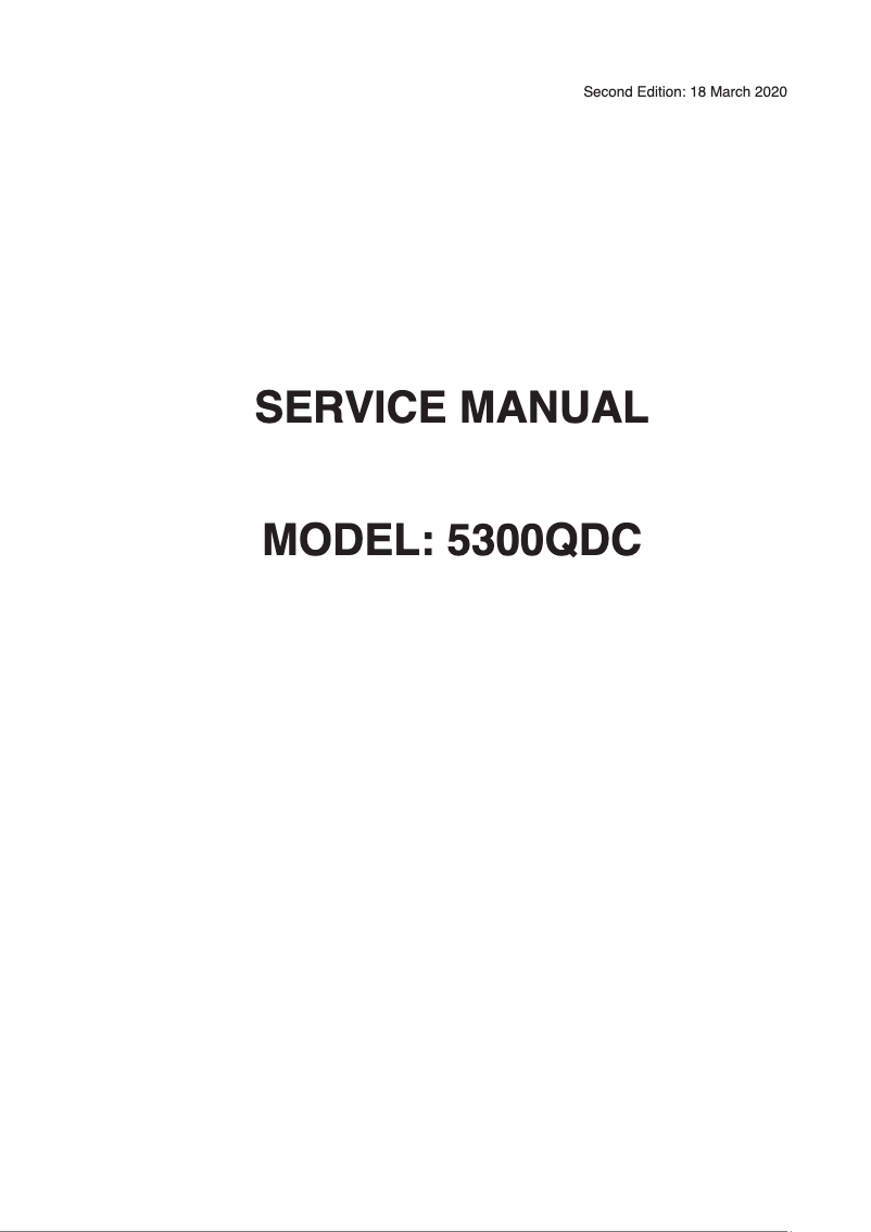 Page 1 de la notice Manuel utilisateur Janome 5300QDC