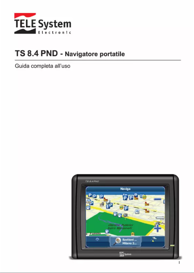 Image de la première page du manuel de l'appareil TS8.4PND