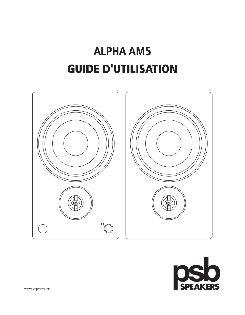 Página 1 del manual Manual de usuario PSB Alpha AM5