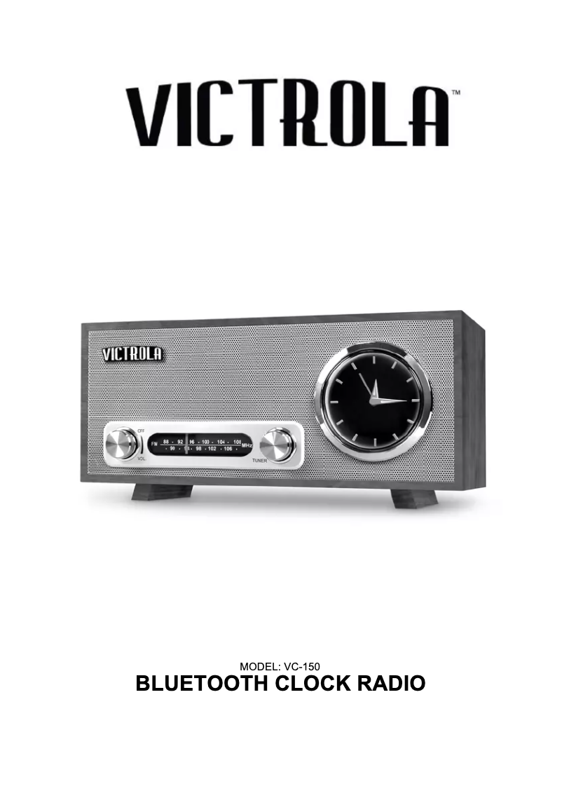 Image de la première page du manuel de l'appareil VC-150