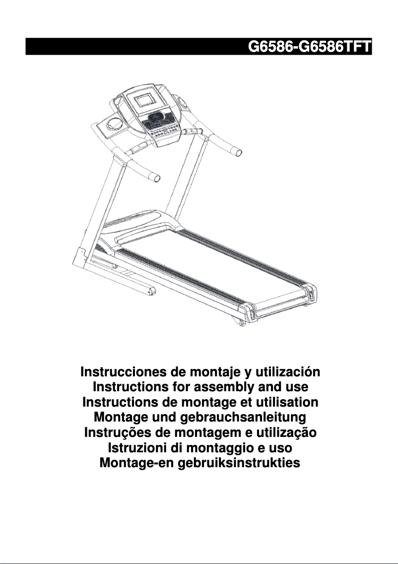 Page 1 de la notice Manuel utilisateur BH Fitness G6586