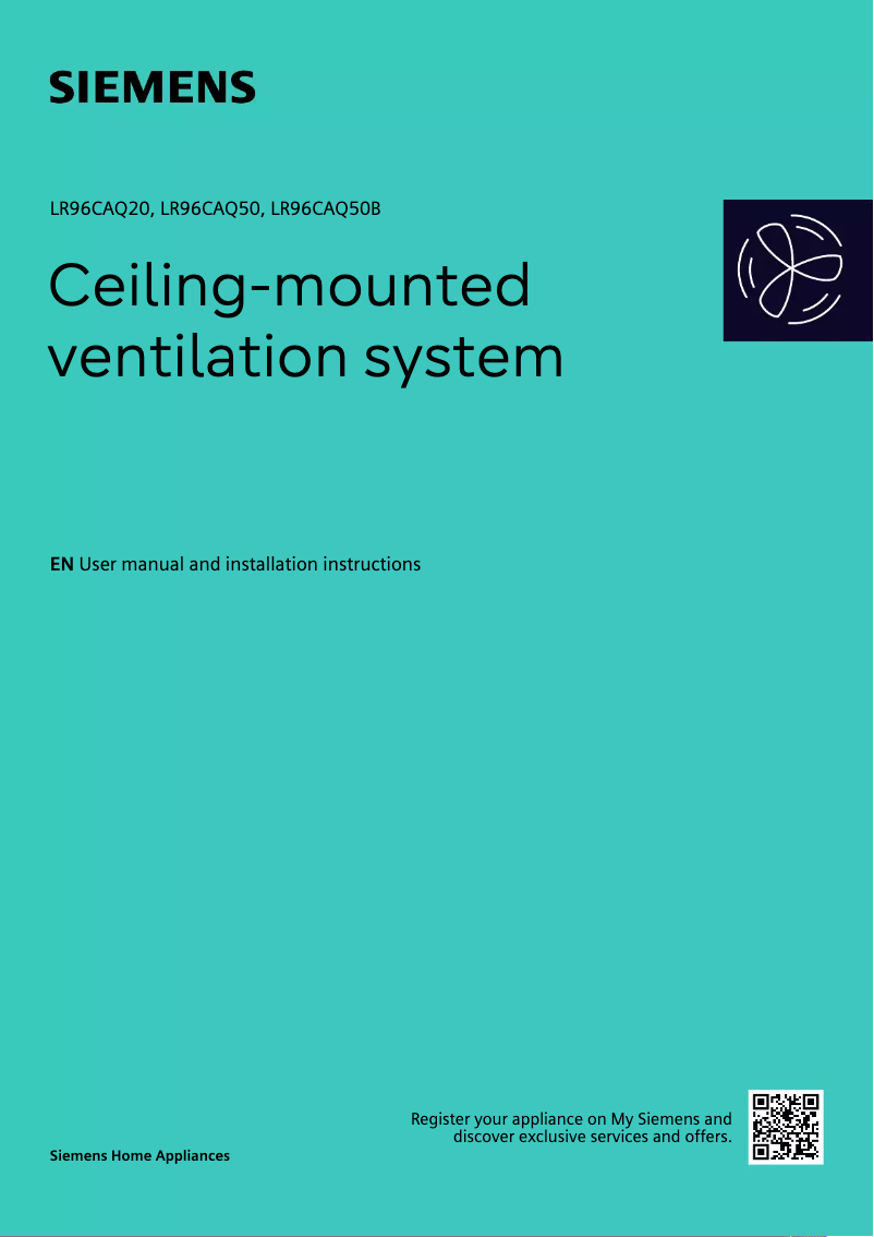 Page 1 de la notice Guide d'installation Siemens LR96CAQ50B