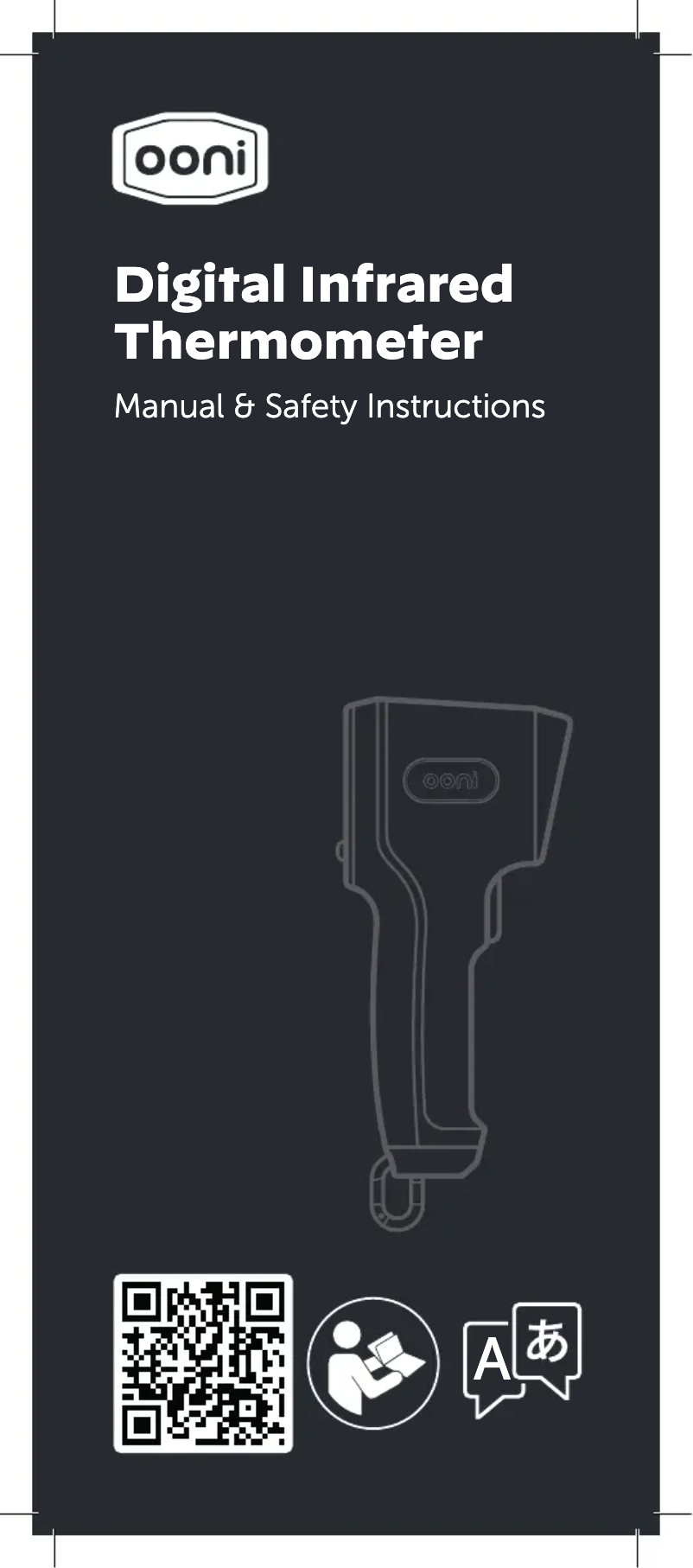 Page 1 de la notice Manuel utilisateur Ooni Digital Infrared Thermometer